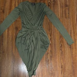 Forest green dress